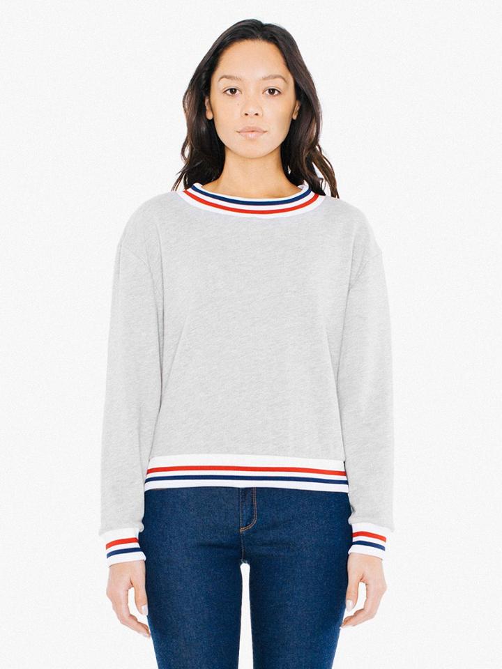 American Apparel Lightweight French Terry Sport Sweatshirt