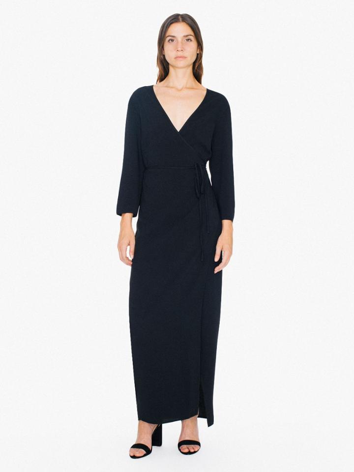 American Apparel Julliard Wrap Dress