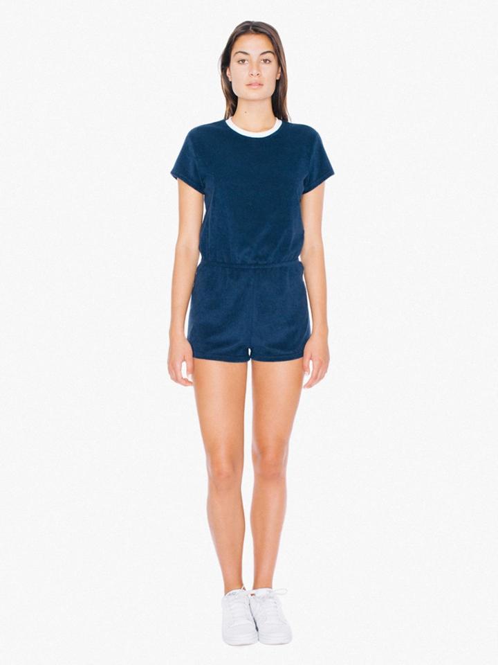 American Apparel Loop Terry T-shirt Romper