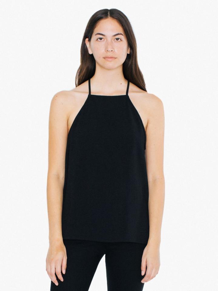 American Apparel High Neck Strappy Cami