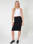 American Apparel Ponte Mid-length Pencil Skirt