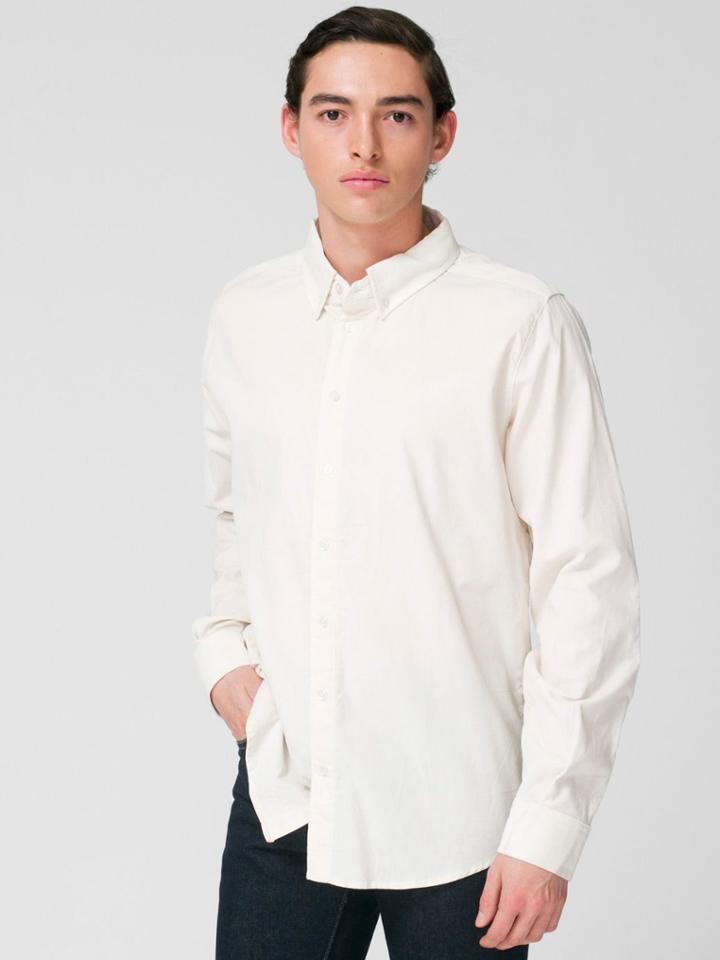 American Apparel Corduroy Long Sleeve Button-down