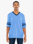 American Apparel 50/50 Football V-neck T-shirt