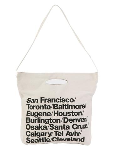American Apparel Bull Denim Woven Cotton Cities Bag With Strap