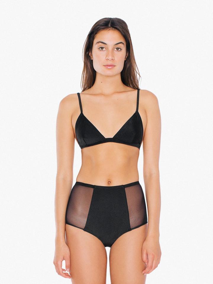 American Apparel Mesh Side High-waist Bikini Bottom