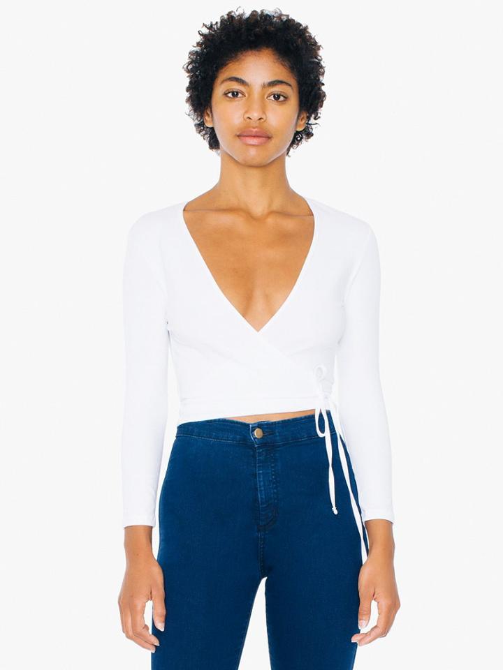 American Apparel Cotton Spandex Julliard Top