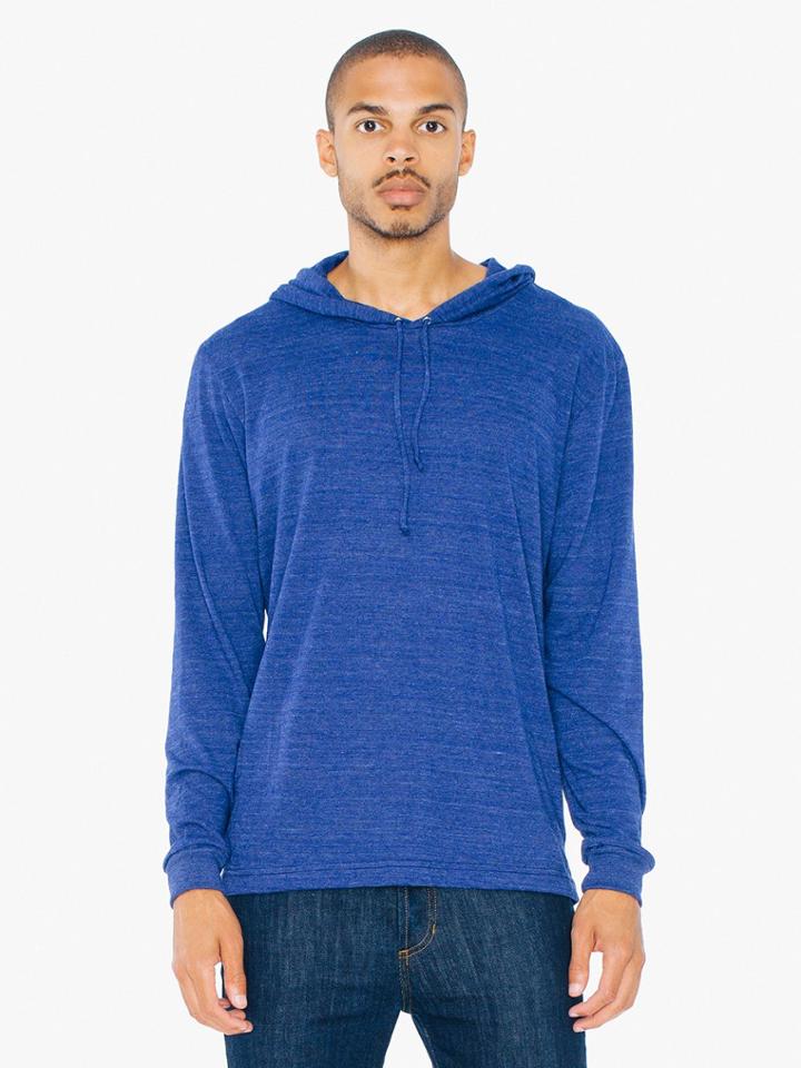 American Apparel Tri-blend Jersey Pullover Hoodie