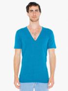 American Apparel Tri-blend Deep V-neck T-shirt