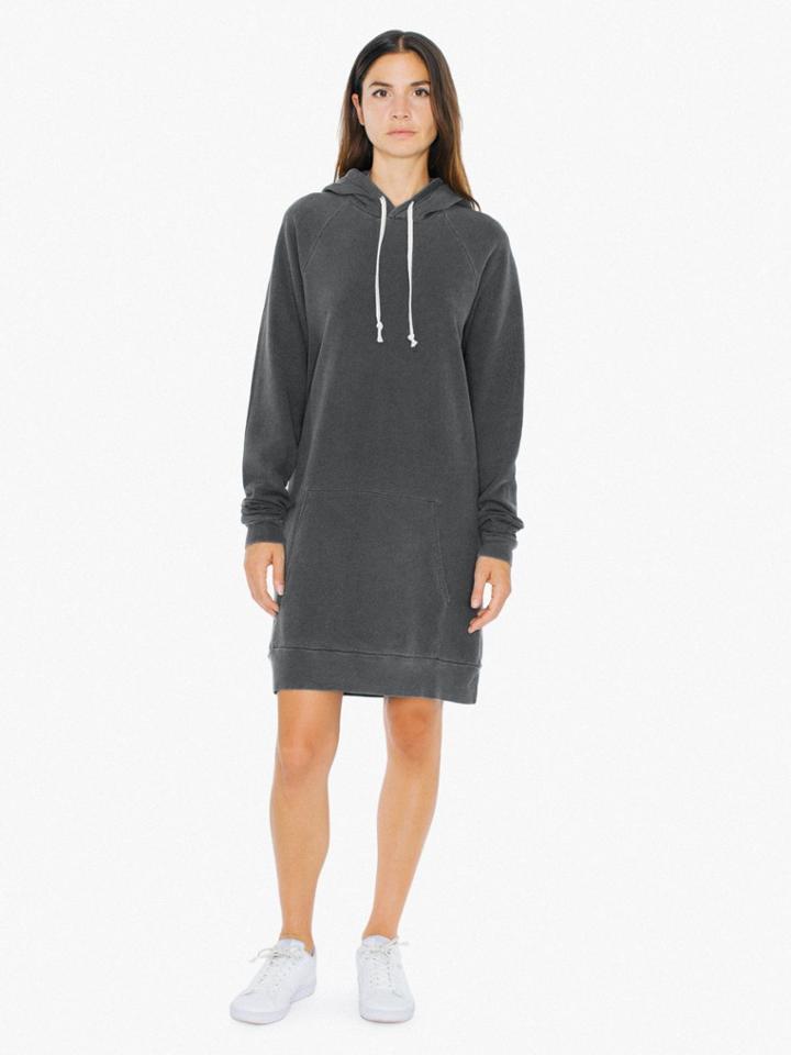 American Apparel French Terry Hoodie Mini Dress