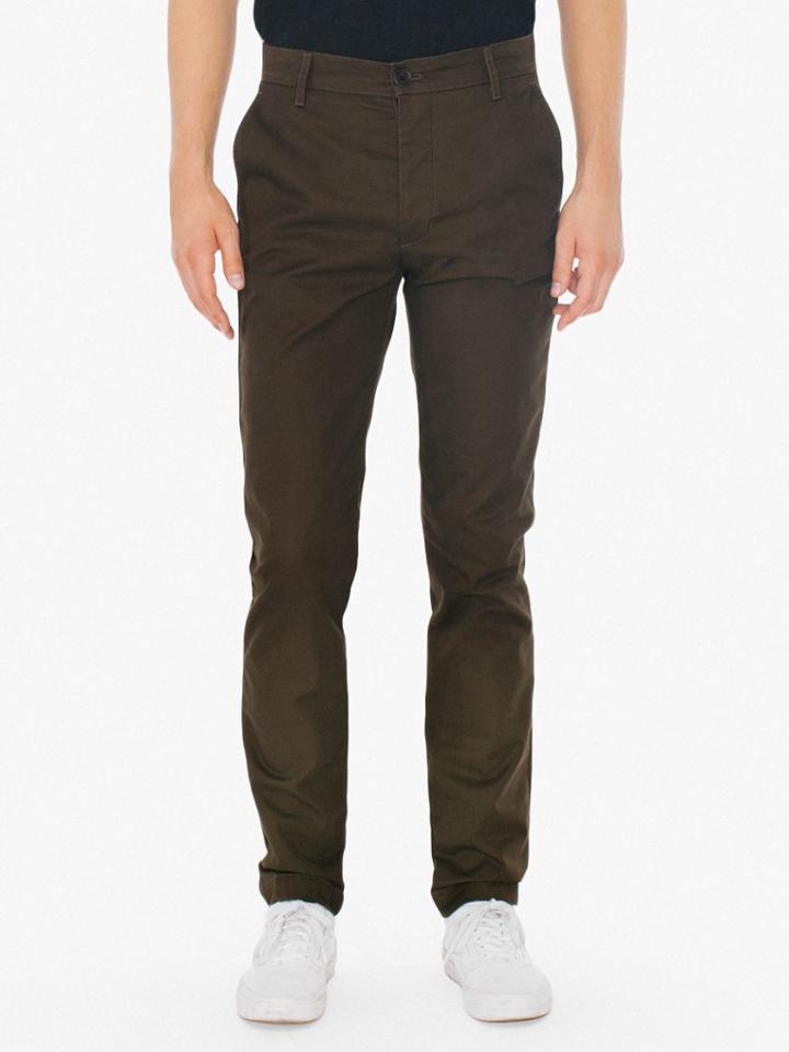 American Apparel Cotton Twill Slim Fit Chino