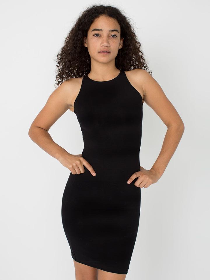 American Apparel Cotton Spandex Sleeveless Mini Dress