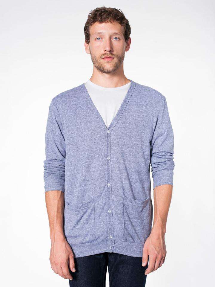 American Apparel Tri-blend Rib Cardigan