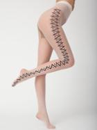 American Apparel Sheer Luxe Zig-zag Shapes Pantyhose
