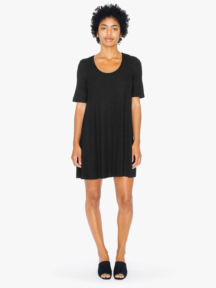 American Apparel 2x2 Rib T-shirt Dress
