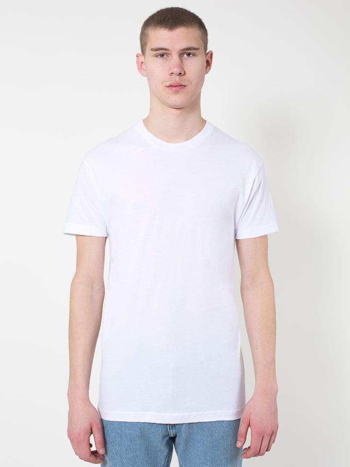 American Apparel Sheer Jersey Crewneck 'summer' T-shirt