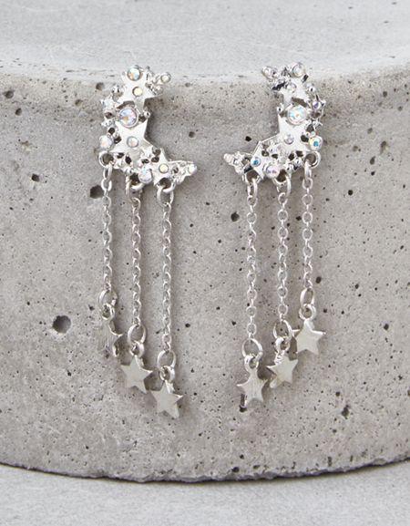American Eagle Outfitters Ae Moon And Star Duster Earrings 3-pack