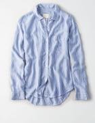 American Eagle Outfitters Ae Classic Striped Button Up Shirt