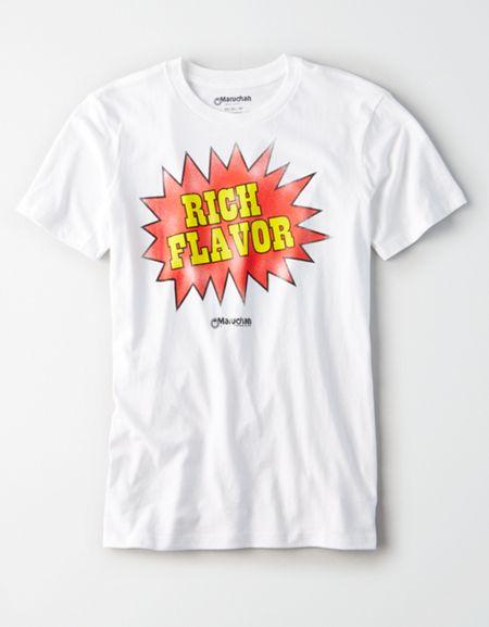 American Eagle Outfitters Ae Rich Flavor Graphic Tee