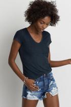 American Eagle Outfitters Ae Soft & Sexy Ribbed Voop T-shirt