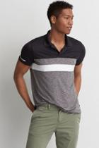 American Eagle Outfitters Ae Active Colorblock Polo