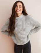 Aerie Cable Mock Neck Sweater