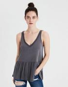 American Eagle Outfitters Ae Soft & Sexy Sueded Oversized Tank Top