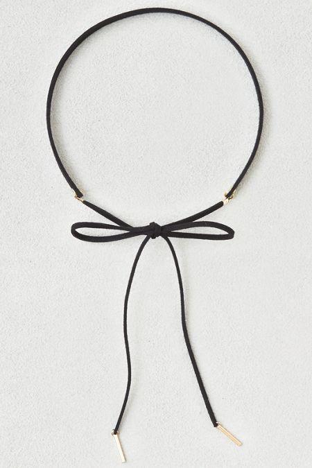 American Eagle Outfitters Ae Black Bow Choker