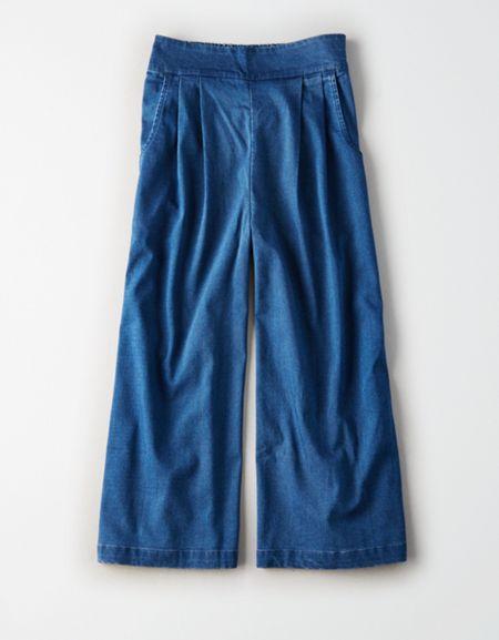 American Eagle Outfitters Ae Ladder Trim High-low Skirt