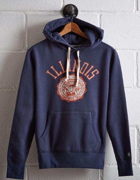 Tailgate Men's Illinois Popover Hoodie
