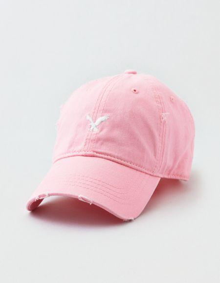 American Eagle Outfitters Ae Heavy Washed Eagle Strap Back