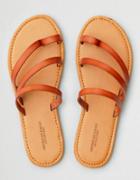 American Eagle Outfitters Ae Toe Ring Asymmetrical Slide Sandal
