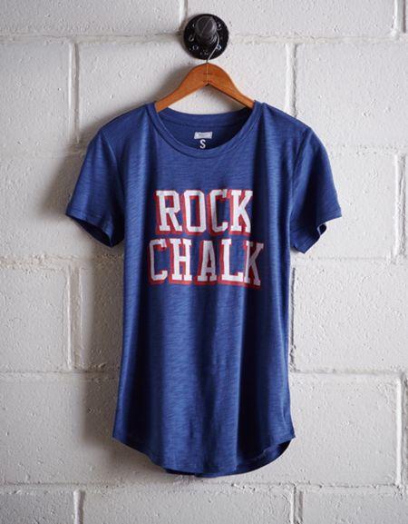 Tailgate Women's Kansas Rock Chalk T-shirt