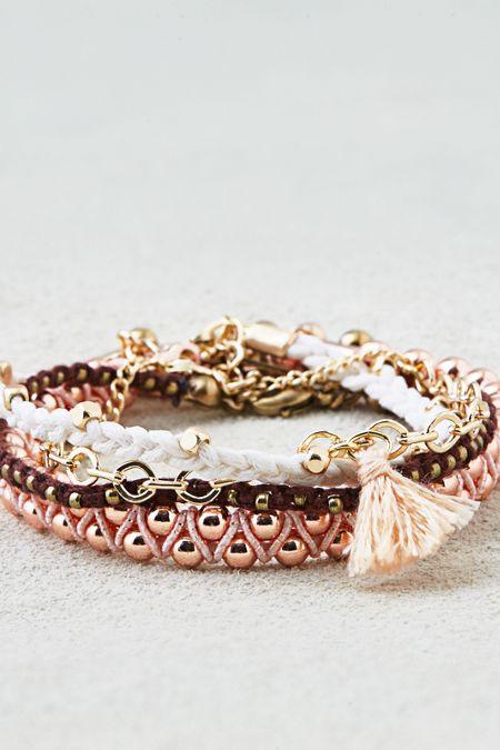 American Eagle Outfitters Ae Tassel Arm Party Bracelets