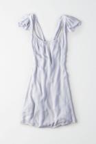 American Eagle Outfitters Don't Ask Why Ruffle Tie Back Dress