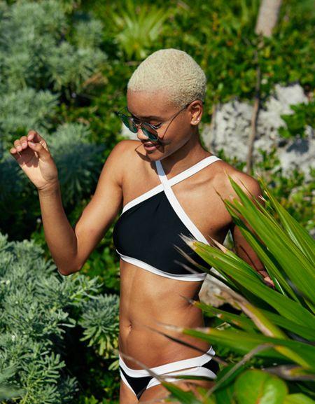 Aerie Binding Crop Bikini Top