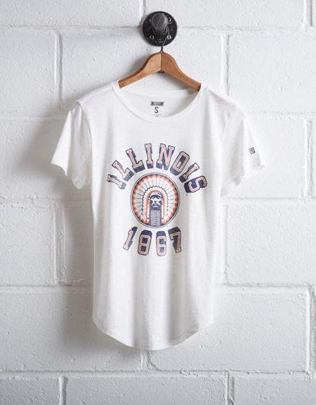Tailgate Women's Illinois Fighting Illini 1867 T-shirt