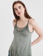American Eagle Outfitters Ae Lace Trim Tank Top