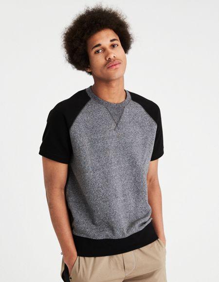 American Eagle Outfitters Ae Classic Short Sleeve Sweatshirt