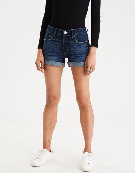 American Eagle Outfitters Ae Denim X Tomgirl Midi Short