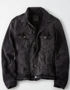 American Eagle Outfitters Ae Washed Black Denim Jacket