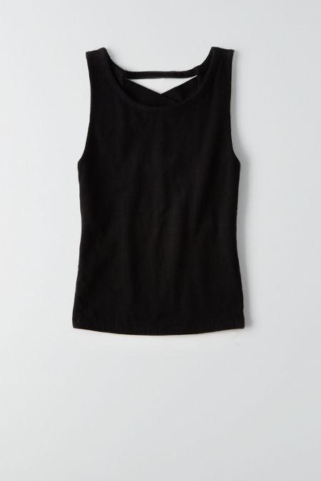 American Eagle Outfitters Ae First Essentials Lattice Tank