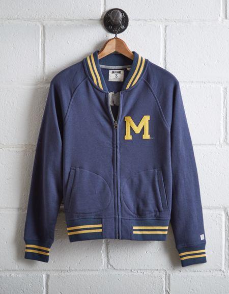 Tailgate Women's Michigan Bomber Jacket