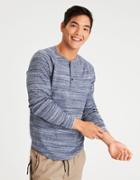 American Eagle Outfitters Ae Raglan Layering Thermal Henley