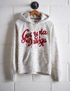 Tailgate Women's Georgia Space Dye Hoodie
