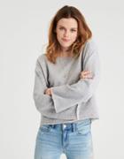 American Eagle Outfitters Ae Bell Sleeve Crew Neck Sweatshirt