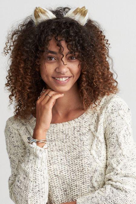 American Eagle Outfitters Ae Feathered Cat Ears