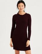 American Eagle Outfitters Ae Ribbed Fit And Flare Sweater Dress