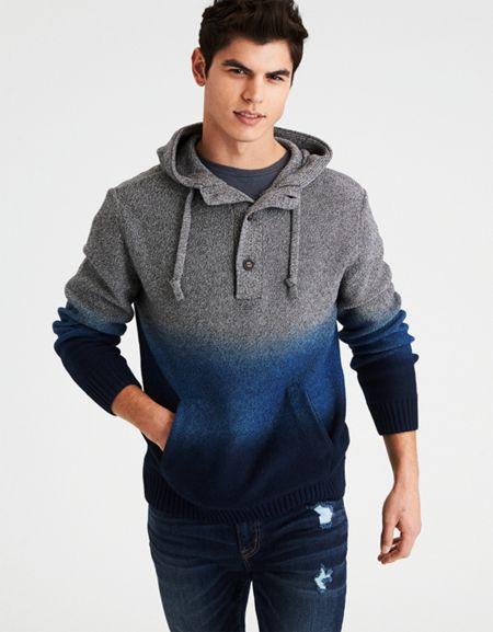 American Eagle Outfitters Ae Dip Dye Baja Hoodie