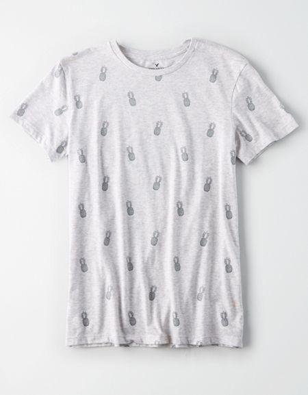 American Eagle Outfitters Ae Short Sleeve Printed Tee