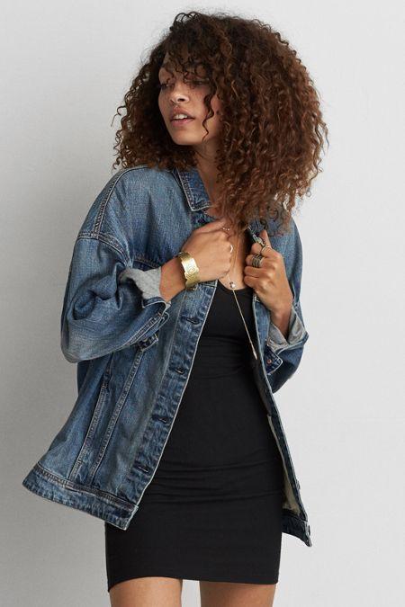 American Eagle Outfitters Ae Denim Boyfriend Jacket